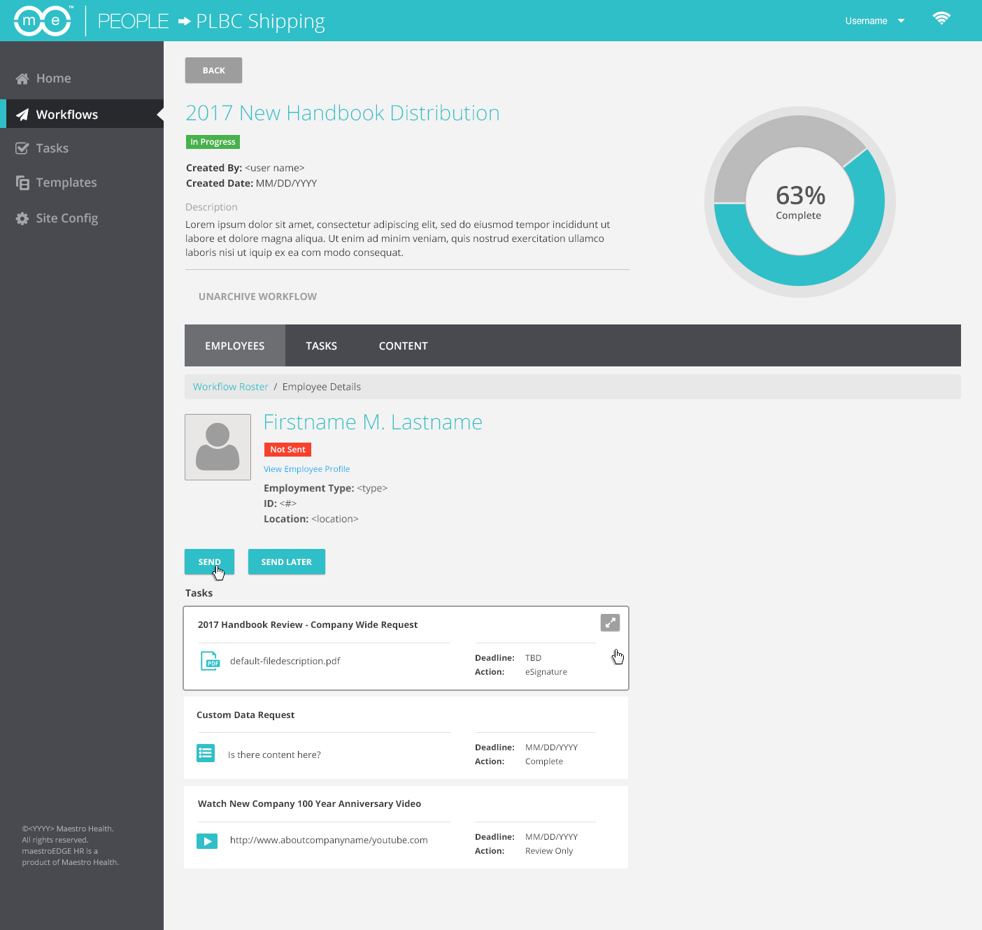 ER — Employee Progress