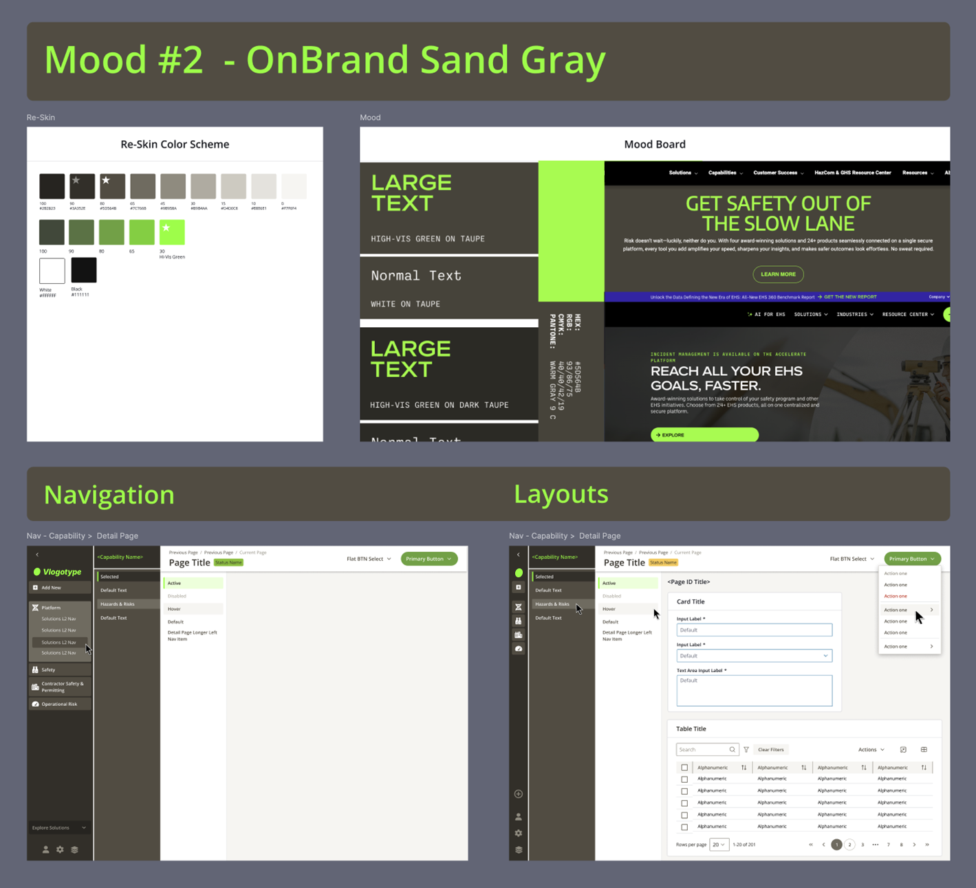 Design System Rebrand — Concept Direction 2