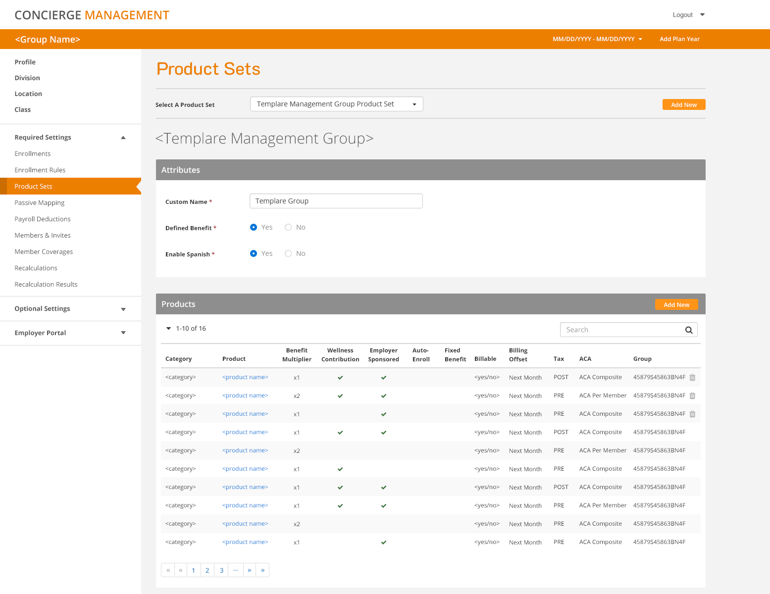 Concierge — Products