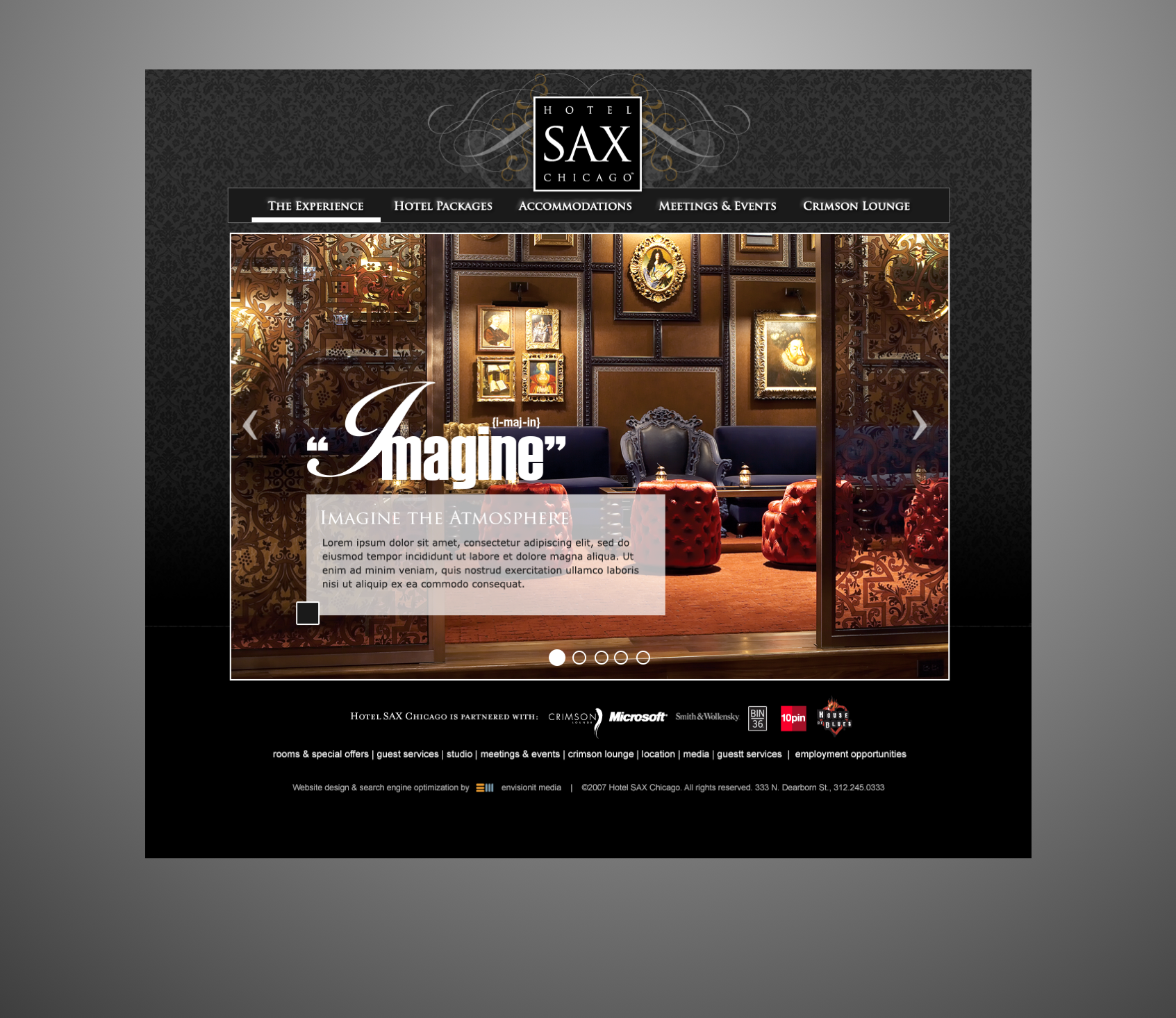 Hotel SAX — Web Experience