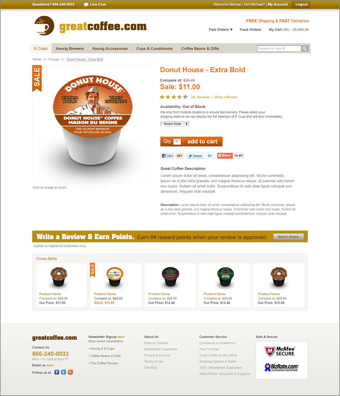 Great Coffee — Detail