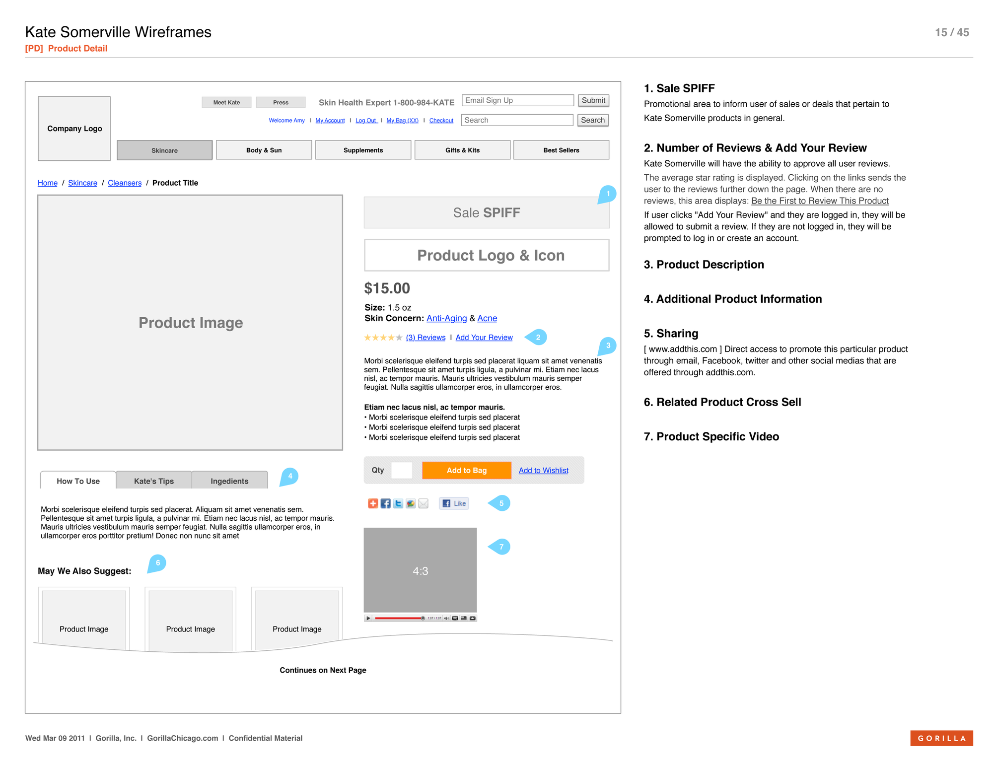 Kate Somerville — Wireframe 3